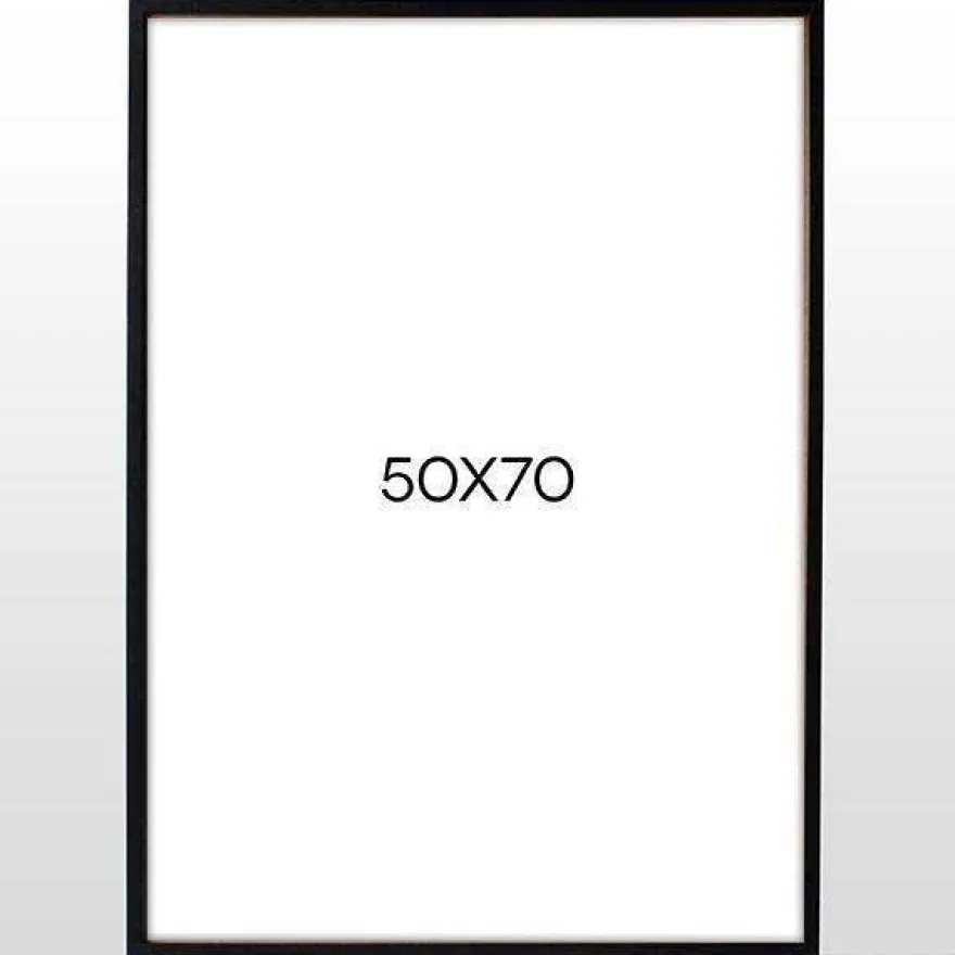 Lucca Træramme til 50x70 cm. plakater - SORT
