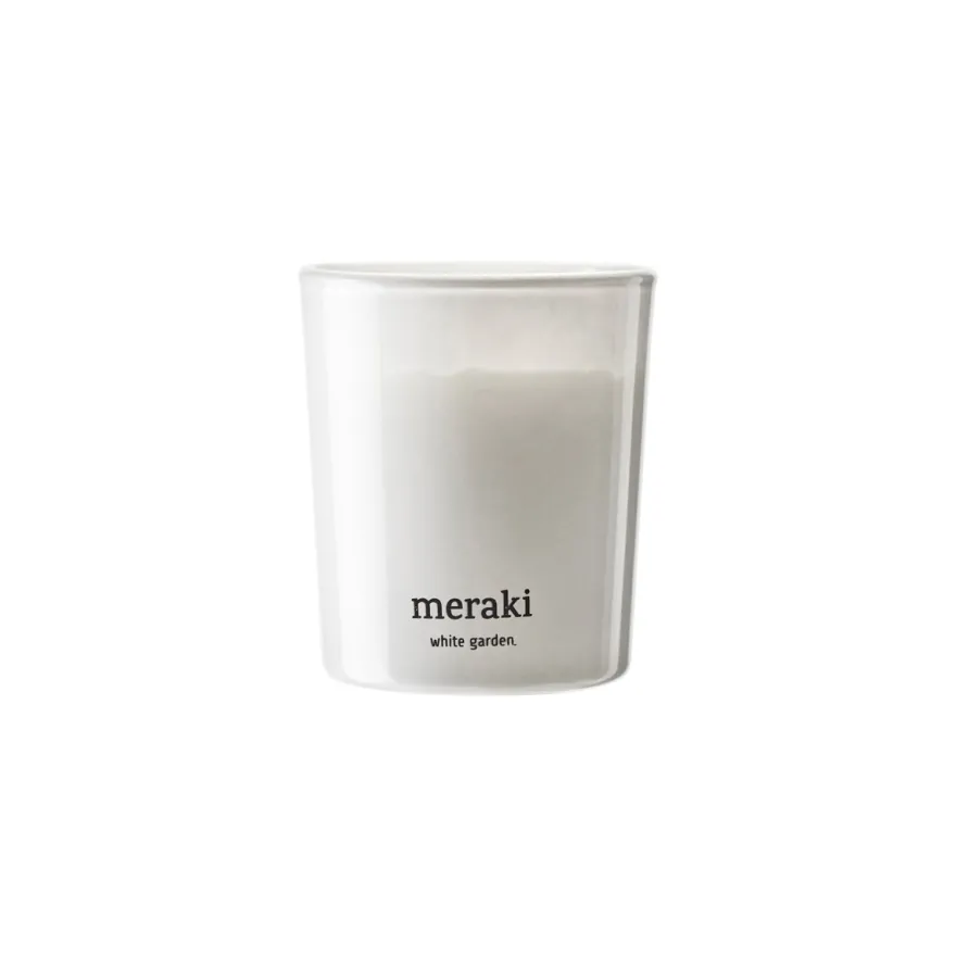 Meraki - Duftlys, 2pak. - White Garden