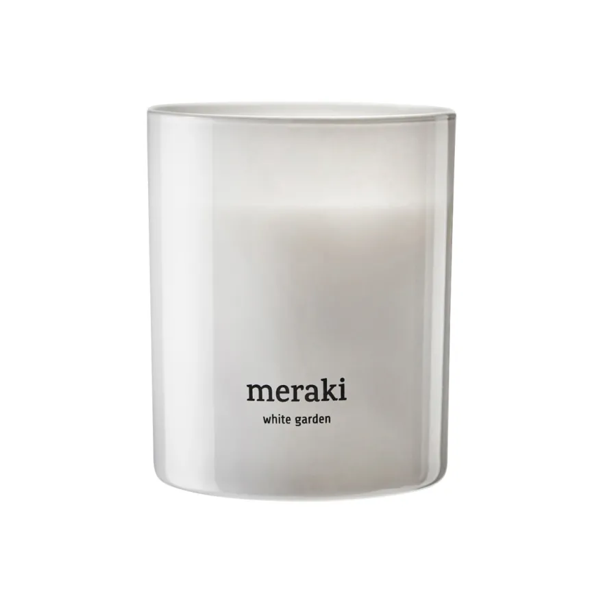 Meraki - Duftlys - White Garden, Stor