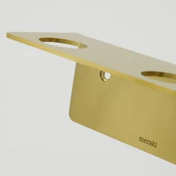 Meraki Flaskeholder til 2 flasker - Børstet Messing