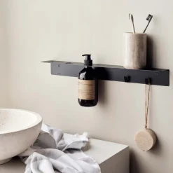 Meraki Flaskeophæng med knager - Sort