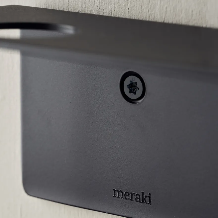 Meraki Flaskeophæng med knager - Sort