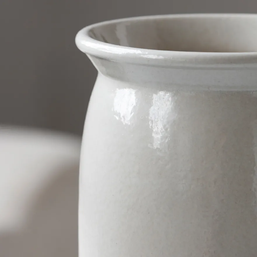 Meraki Keramikkrukke - Shellish Grey - H24