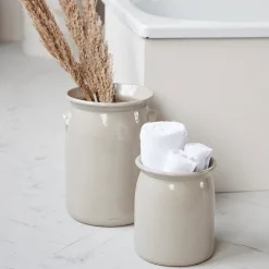 Meraki Keramikkrukke - Shellish Grey - H24