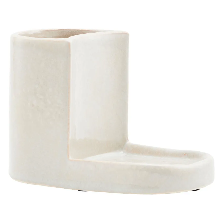 Meraki sæbe- og børsteholder - Datura - Small, Lysegrå