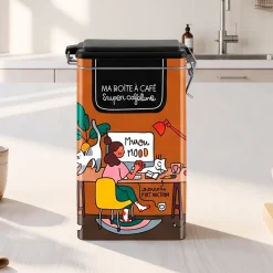 Metaldåse til Kaffe, Miaou fra Derrière la Porte