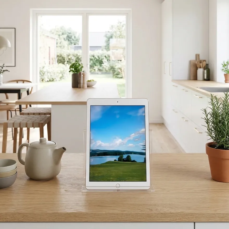 Modena akryl holder til iPad og kogebøger