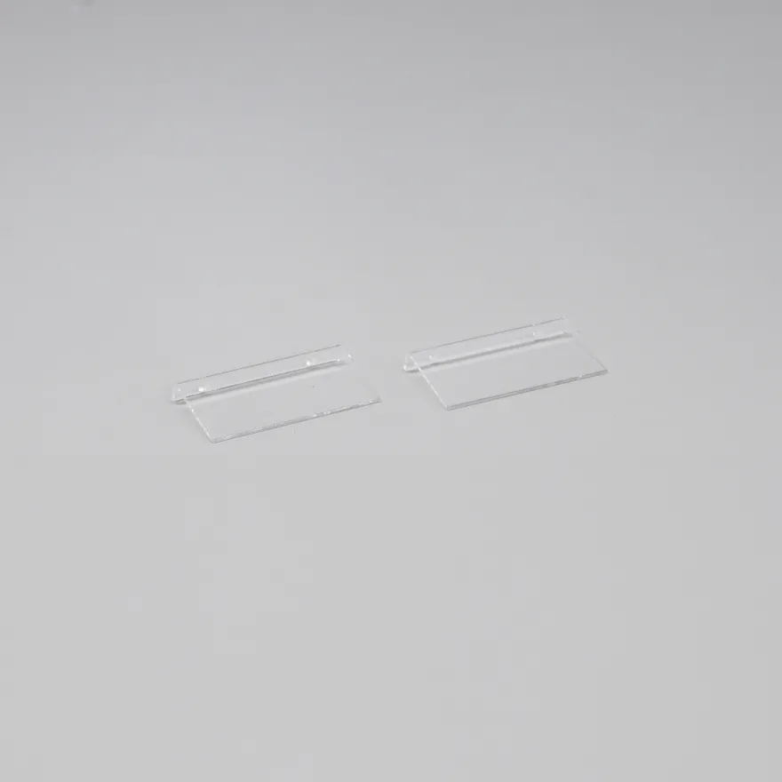 Modena akryl minihylder - Smalle - Sæt med 2 stk - 6 x 11,5 cm