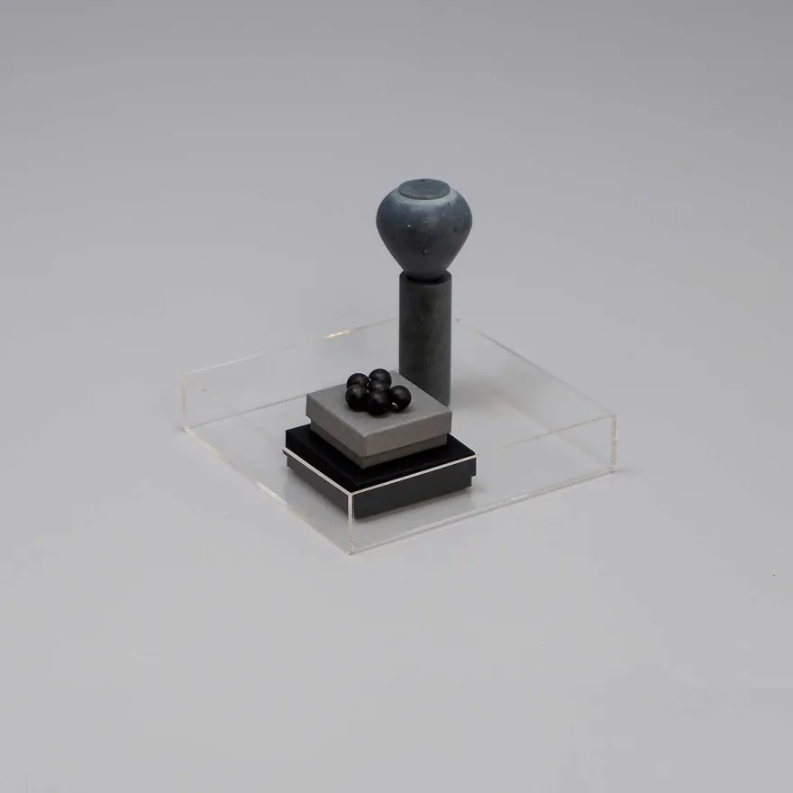 Modena bakke i akryl 20x20x4cm, kvadratisk - Medium