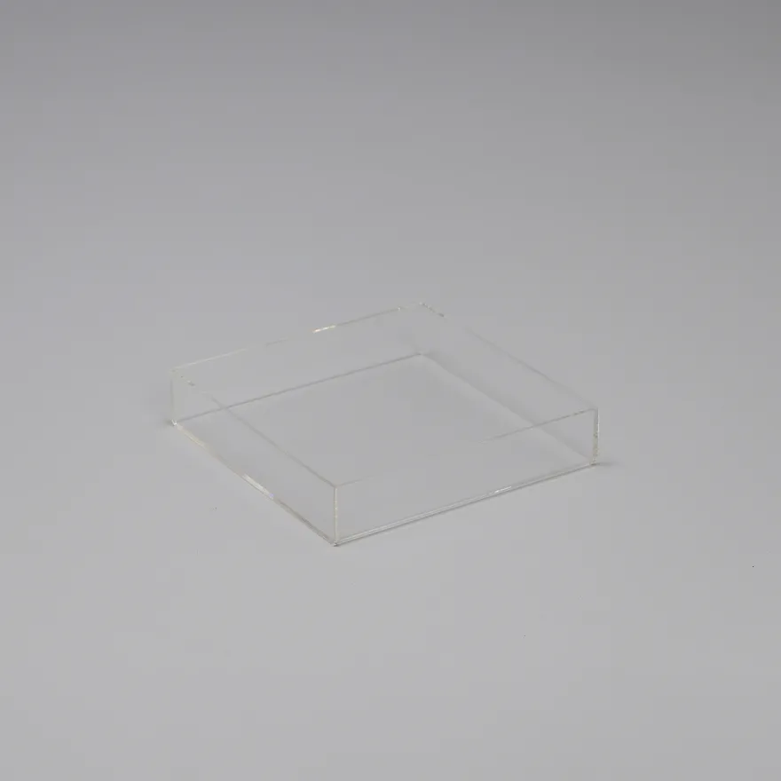 Modena bakke i akryl 20x20x4cm, kvadratisk - Medium