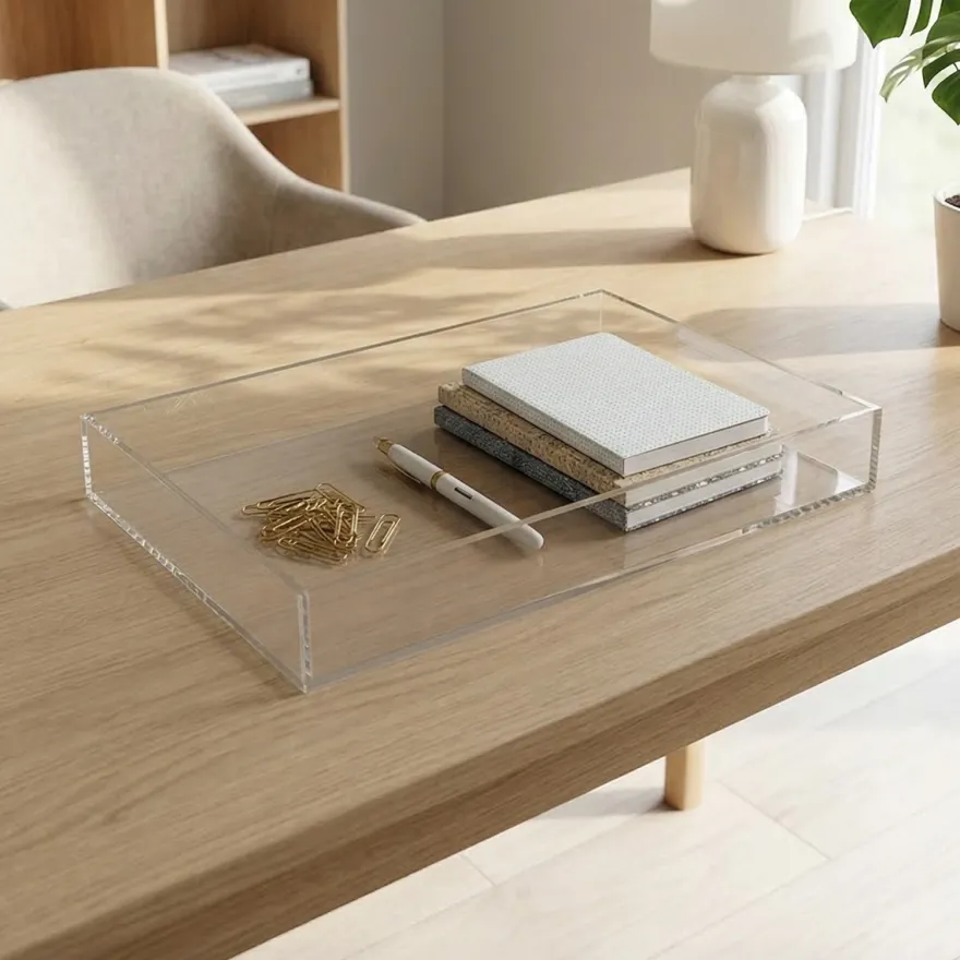 Modena bakke i akryl 20x30x4cm - Rektangulær