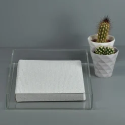 Modena bakke i akryl 20x30x4cm - Rektangulær