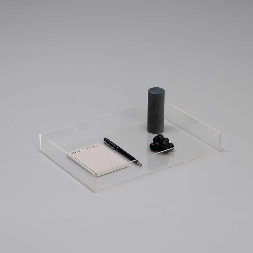 Modena bakke i akryl 20x30x4cm - Rektangulær