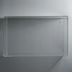 Modena Displaykasse 40x25 i akryl til vægophæng - Rektangulær