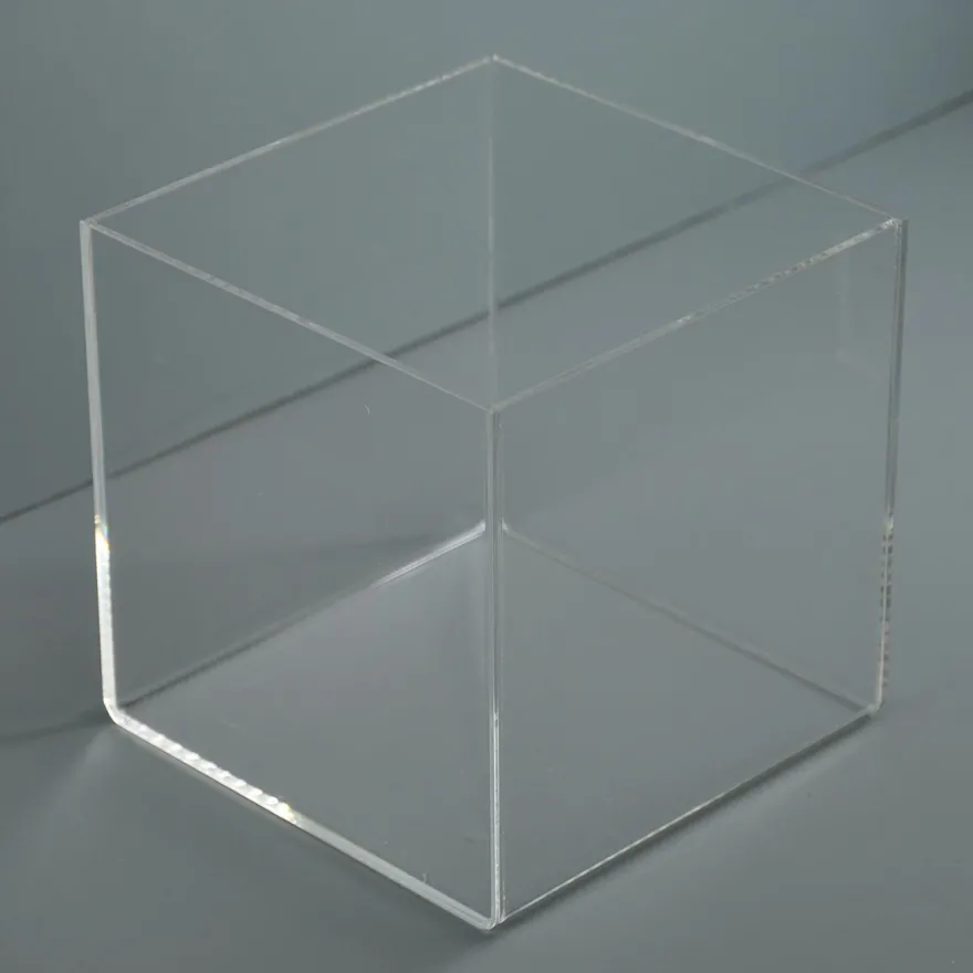 Modena kasse i akryl 12,5x12,5 cm - Medium, Kvadratisk