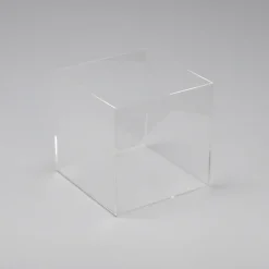 Modena kasse i akryl 20x20cm - XL, Kvadratisk