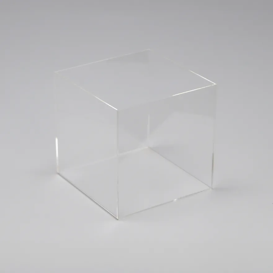 Modena kasse i akryl 20x20cm - XL, Kvadratisk