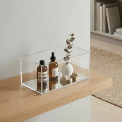 Modena kasse i akryl 12,5x25x12,5 - MEDIUM, rektangulær