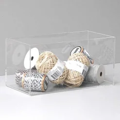 Modena kasse i akryl 12,5x25x12,5 - MEDIUM, rektangulær