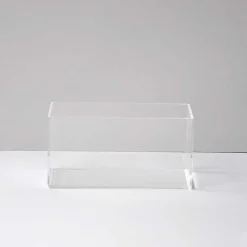 Modena kasse i akryl 10x20x10 - SMALL, rektangulær