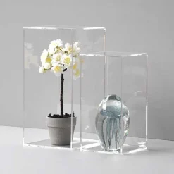 Modena kasse i akryl 10x20x10 - SMALL, rektangulær