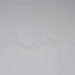 Modena kasse i akryl 10x20x10 - SMALL, rektangulær