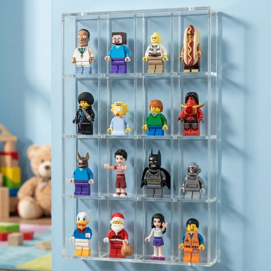 Modena minidisplay i klar akryl