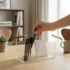 Modena Stationary box i klar akryl