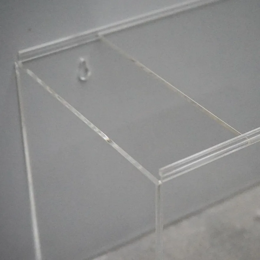 Modena vægkasse 40x25 med låg - "sliding lid" - Rektangulær