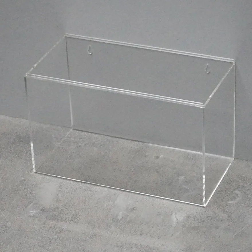 Modena vægkasse 40x25 med låg - "sliding lid" - Rektangulær