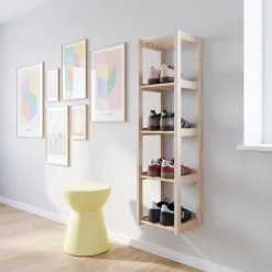 NAW Hilda Skoreol til vægophæng i Birketræ - Smal