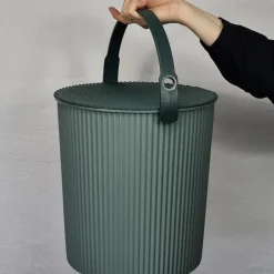 Omnioutil Plastikspand - Baked green - 20 liter