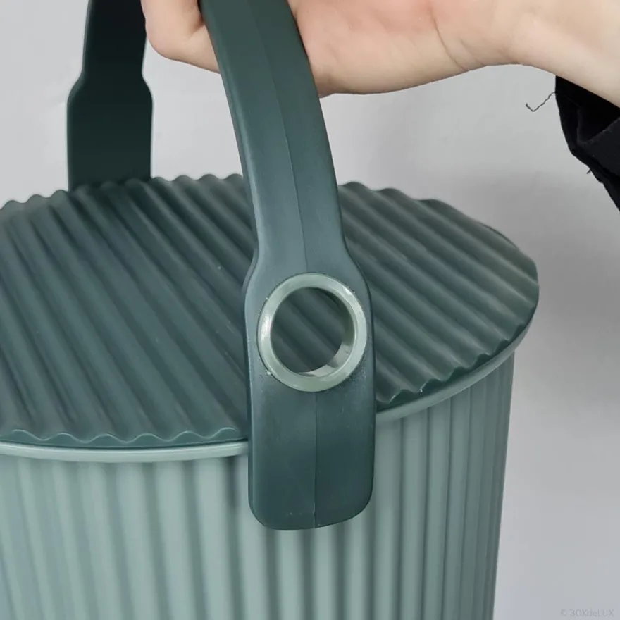 Omnioutil Plastikspand - Baked green - 4 liter