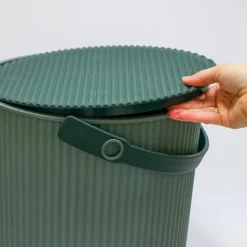 Omnioutil Plastikspand - Baked green - 10 liter