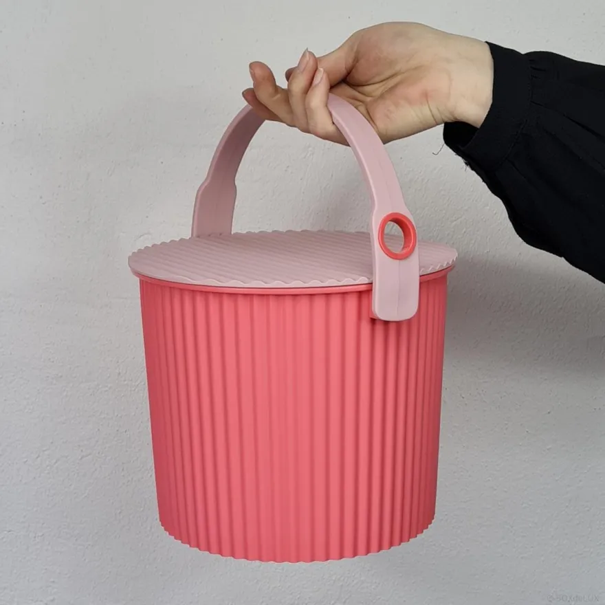 Omnioutil Plastikspand - Flamingo pink - 4 liter