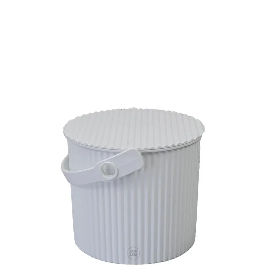 Omnioutil Plastikspand - Hvid. Mini 4 liter