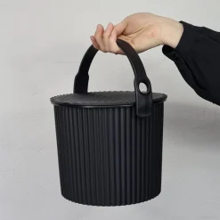 Omnioutil Plastikspand i Sort Mini 4 liter