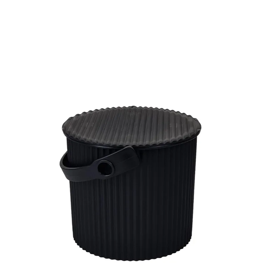 Omnioutil Plastikspand i Sort Mini 4 liter