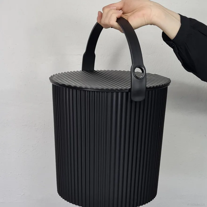 Omnioutil Plastikspand i Sort 10 liter