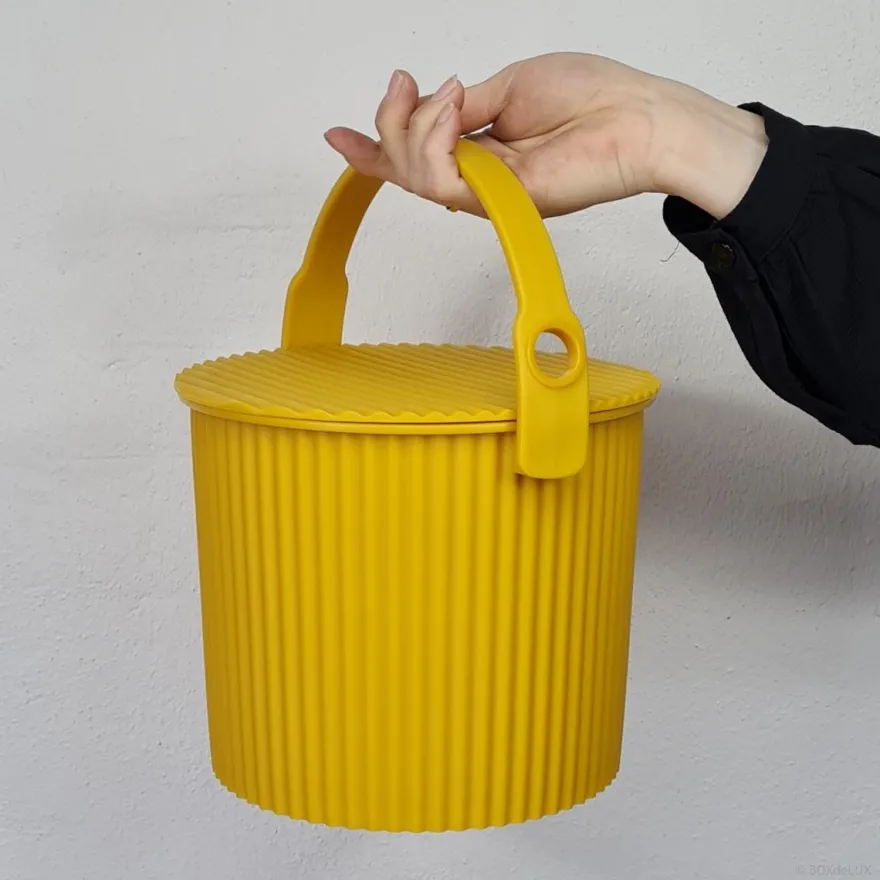 Omnioutil Plastikspand - Karrygul. Mini 4 liter