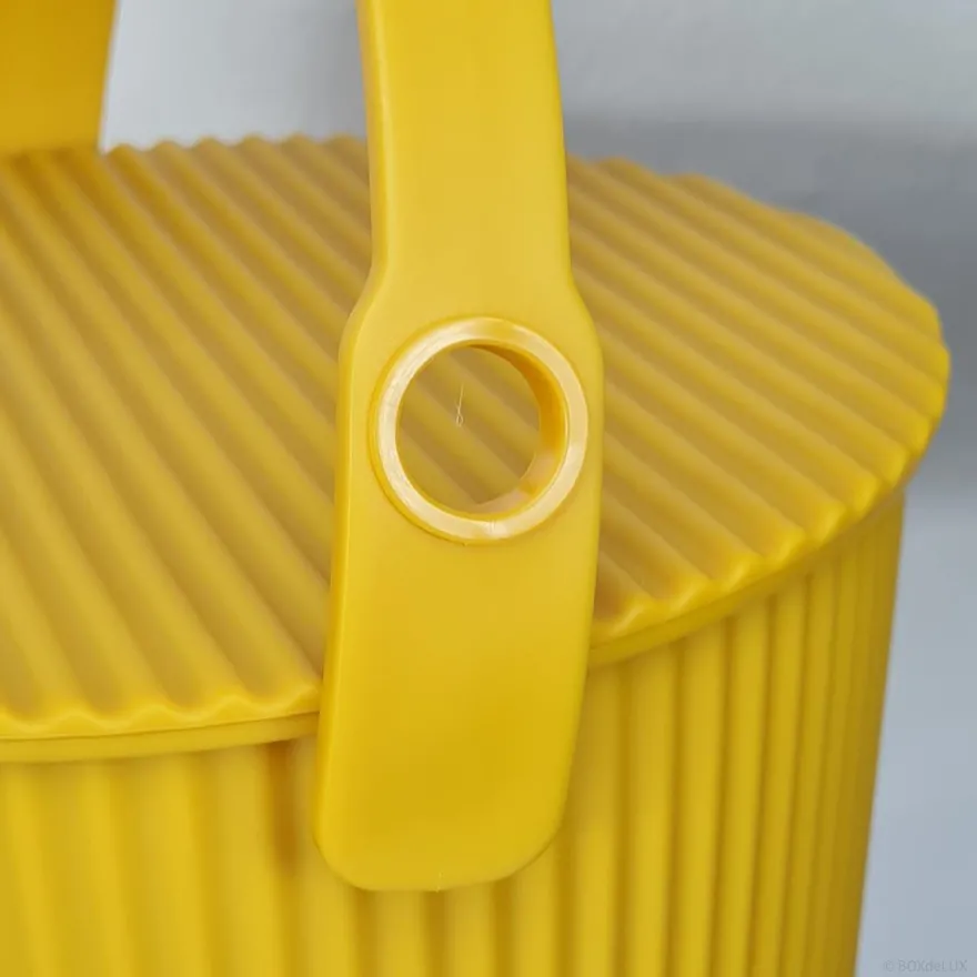 Omnioutil Plastikspand - Karrygul. 8 liter