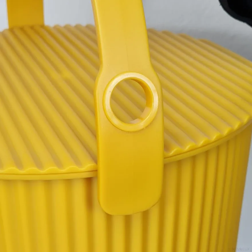 Omnioutil Plastikspand - Karrygul. 10 liter