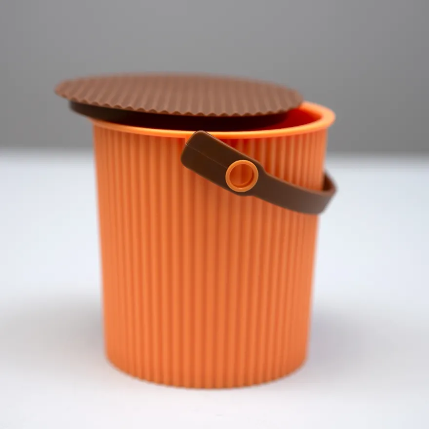 Omnioutil Plastikspand 0,7 liter - Apricot