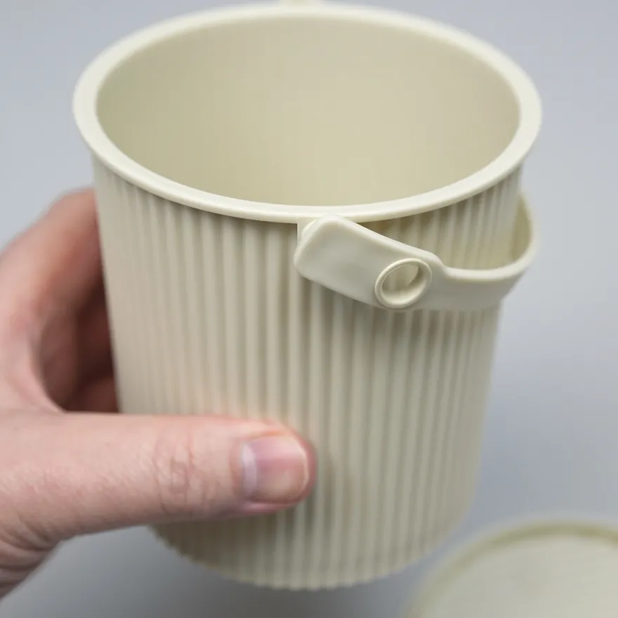 Omnioutil Plastikspand 0,7 liter - Pale Beige