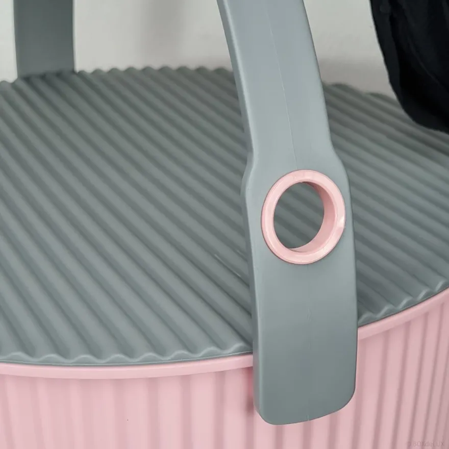Omnioutil plastikspand lyserød 20 liter