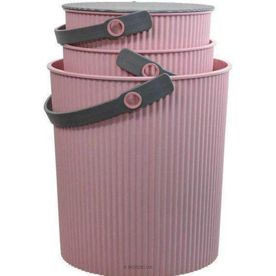 Omnioutil plastikspand lyserød 8 liter
