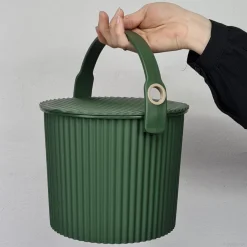 Omnioutil Plastikspand - Mørkegrøn. Mini 4 liter