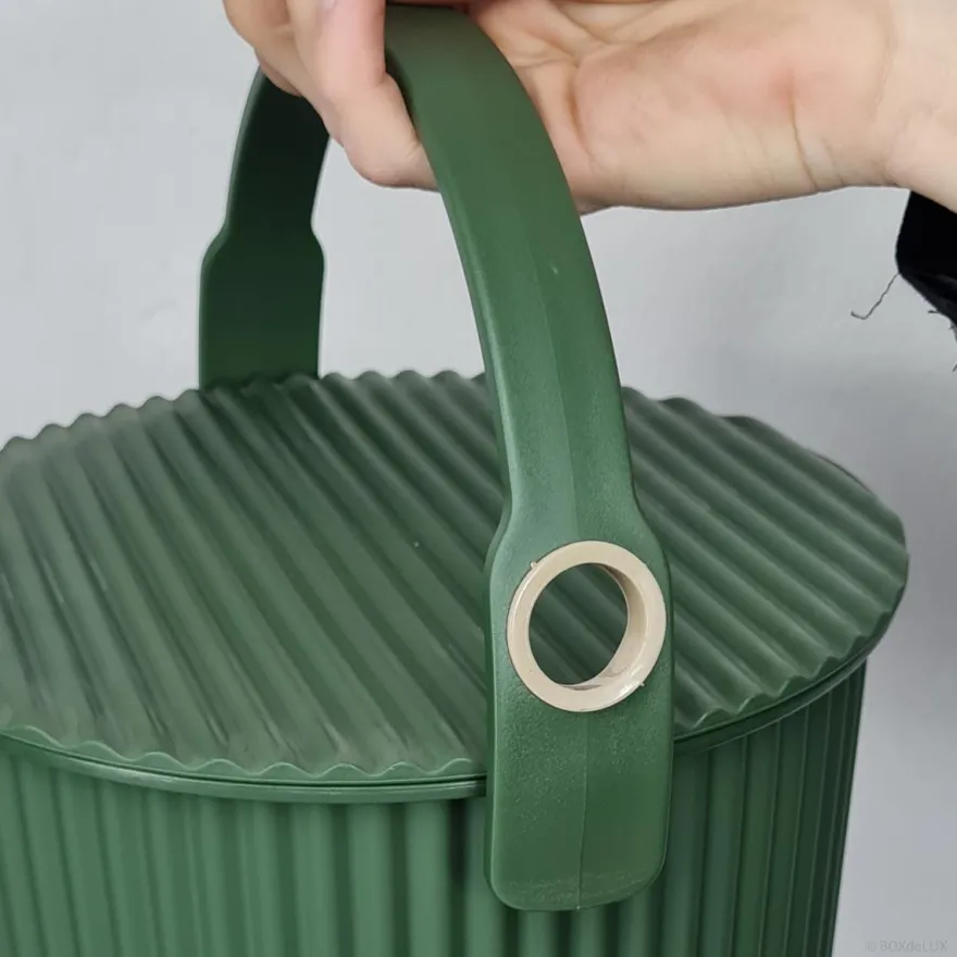 Omnioutil Plastikspand - Mørkegrøn. Mini 4 liter
