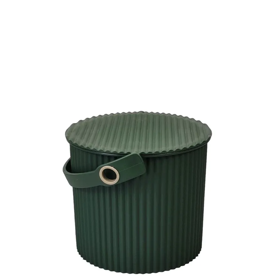 Omnioutil Plastikspand - Mørkegrøn. Mini 4 liter