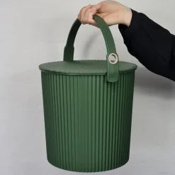 Omnioutil Plastikspand - Mørkegrøn 10 liter